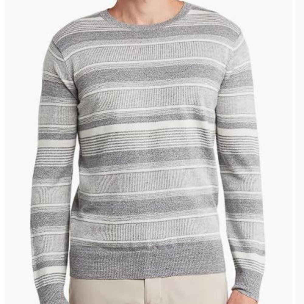 Peter Millar Keys Merino Wool Linen Crewneck Sweater NWT L